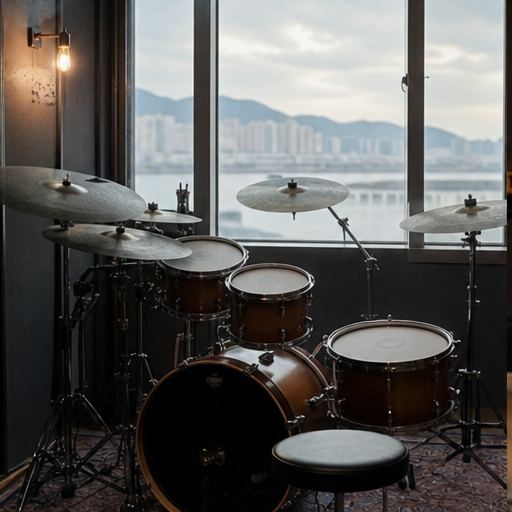 A detail from the Rimbeat Studio space